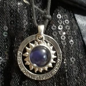 Positive Blue Stone Necklace